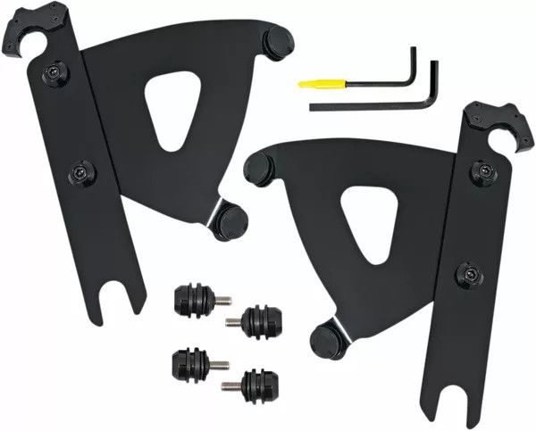 Memphis shades hd MEB2053 Road Warrior Trigger-Lock Mount készlet Szélvédő és karosszéria rögzítő alkatrész 0