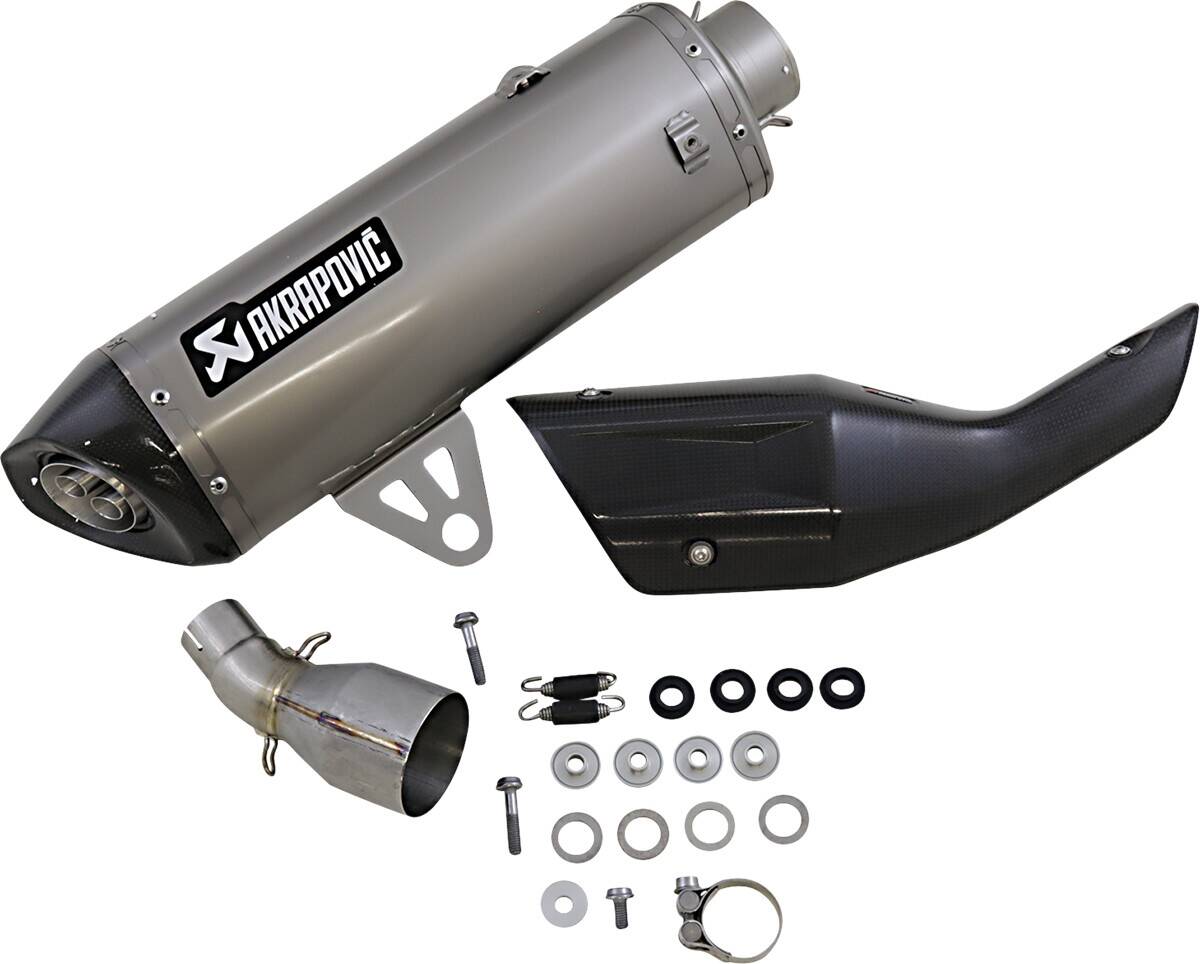 AKRAPOVIC kipufogódob TI/CF C400X / GT Kipufogó dob - Slip On 0
