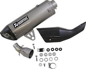 AKRAPOVIC kipufogódob TI/CF C400X / GT Kipufogó dob - Slip On