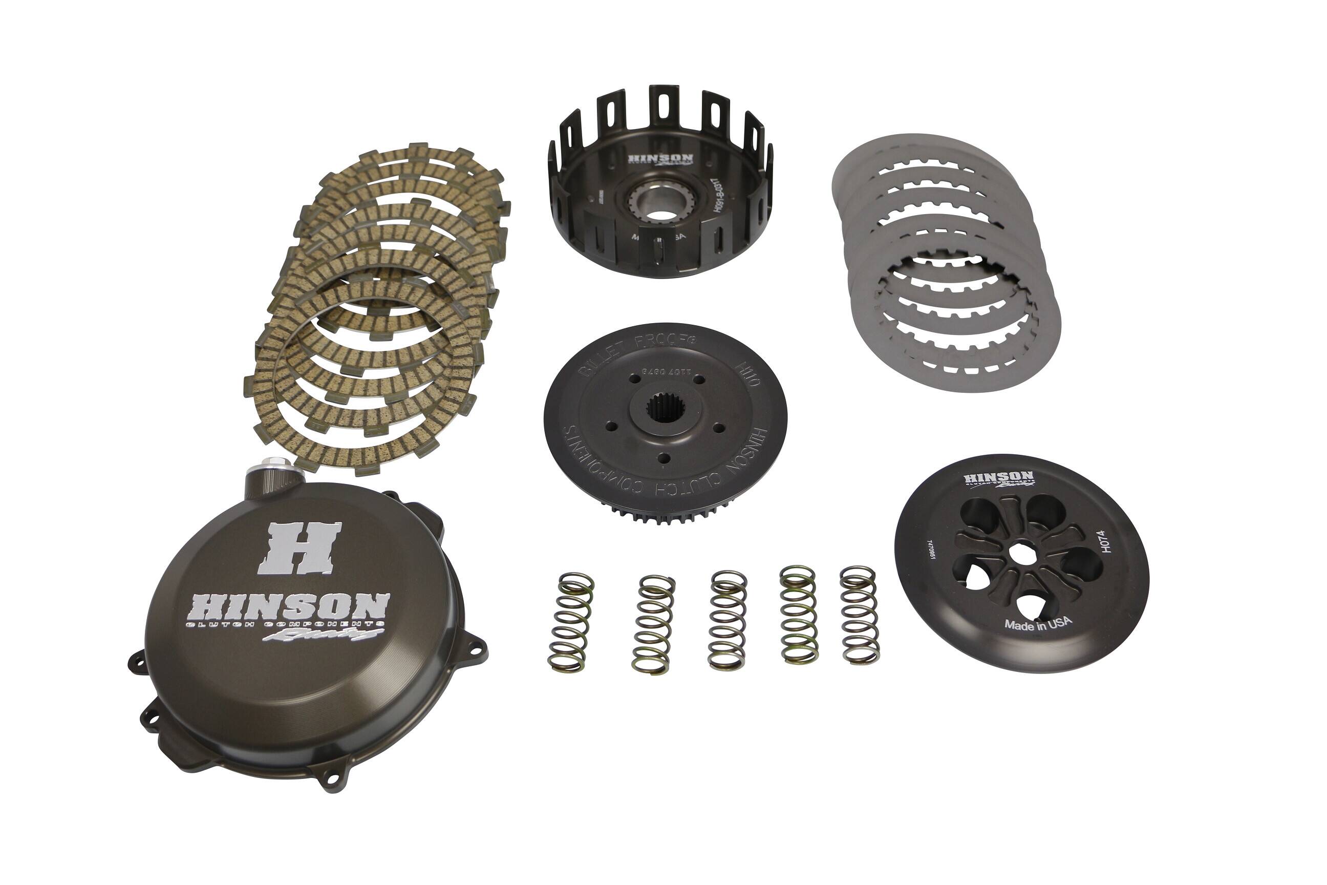 Hinson racing teljes BILLETPROOF hagyományos kuplung készlet KXF250 Robogó variátor és automata kuplung 0