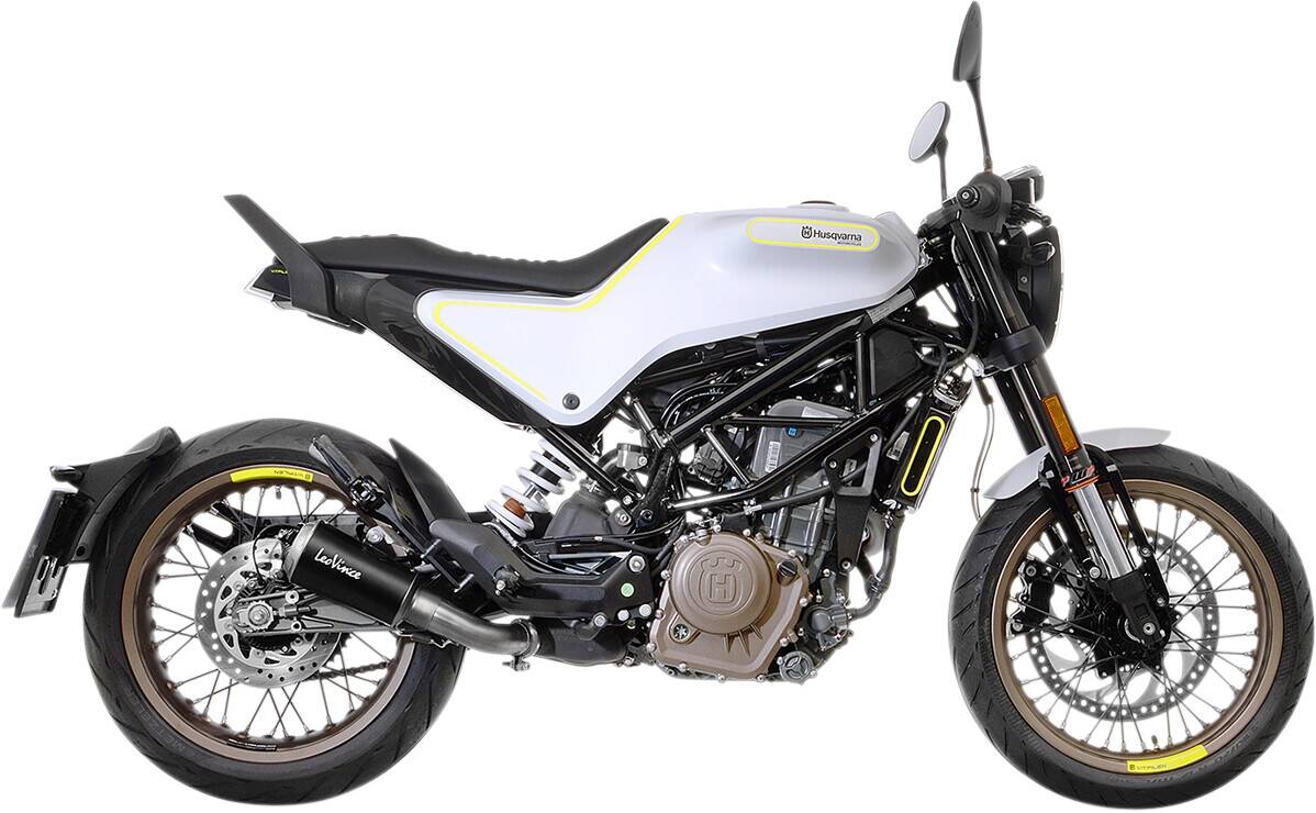 Leovince kipufogódob LV10 fekete Husqvarna 401 Kipufogó dob - Slip On 0