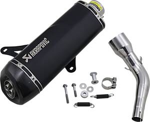 AKRAPOVIC kipufogódob SS fekete GTS300 Kipufogó dob - Slip On