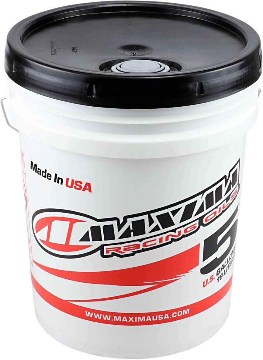 Maxima Racing Oil lengéscsillapító folyadék verseny lámpa / 18,93 LITER | 5 gallon / piros Olaj és kenőanyag 0