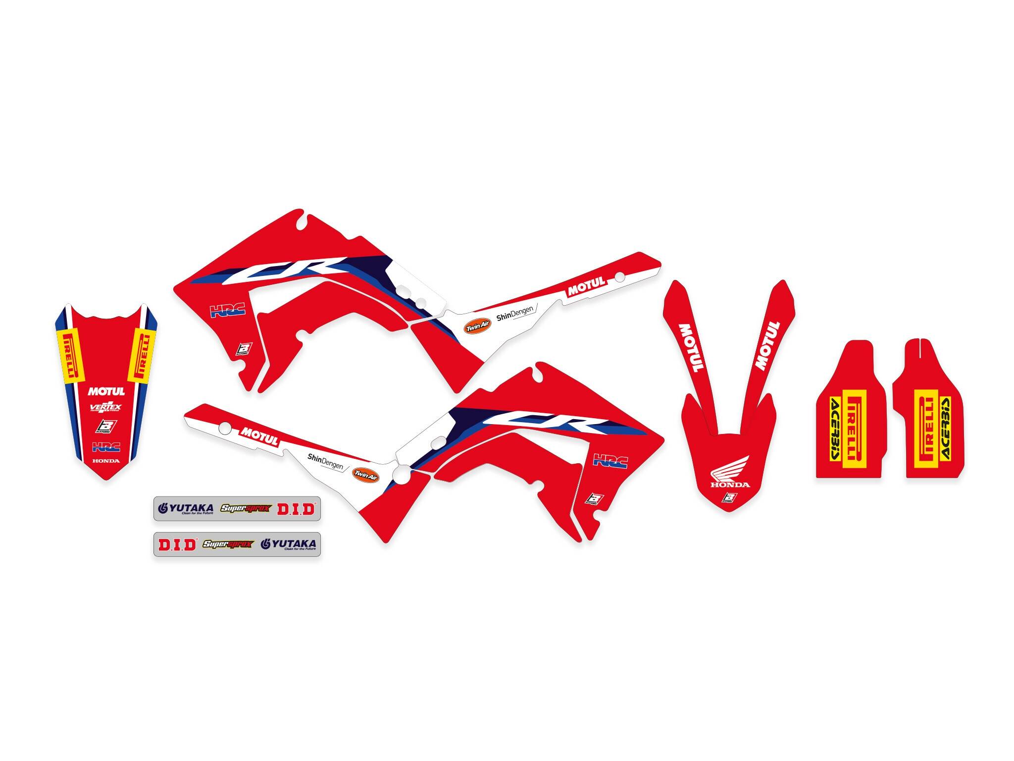 Blackbird racing grafika W/S CVR HRC 19 Matrica 0