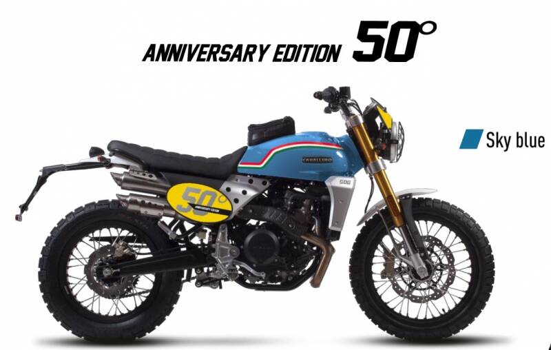 FANTIC CABALLERO SCRAMBLER 500 50th Anniversary MY22 FANTIC motorkerékpár 0