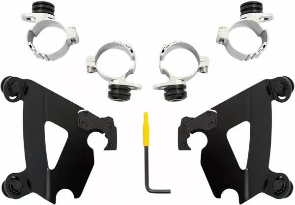 Memphis shades MEB1997 CAFE Fairing Trigger-Lock Hardware készlet Szélvédő, fejidom 0