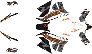 Uniracing matrica készlet KTM 1090 ADV R Matricák és kiállító állványok