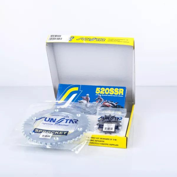 Sunstar sprockets K520SSR032 STANDARD Lánc és amp; Lánckerék készlet Motorkerékpár és quad meghajtó lánc és lánckerék szett 0