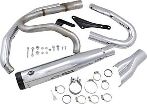 S&S CYCLE 2-1 kipufogó - krómozott - M8 Softail Teljes kipufogórendszer