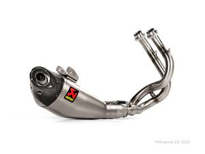 AKRAPOVIC verseny vonal teljes rendszer rozsdamentes acél & titán Teljes kipufogórendszer