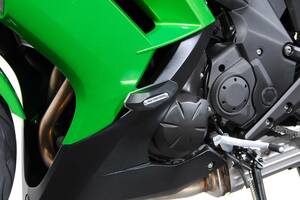 Sw-motech váz csúszka szett fekete Kawasaki ER-6f Sárvédő, vázvédő, idom