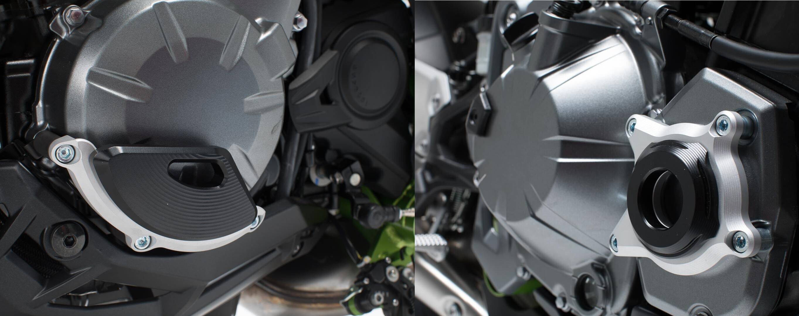 Sw-motech motorblokk tartó védõ BLACK/SILVER Kawasaki Z900 /Z900RS Bukócső, blokkvédő, váz 0
