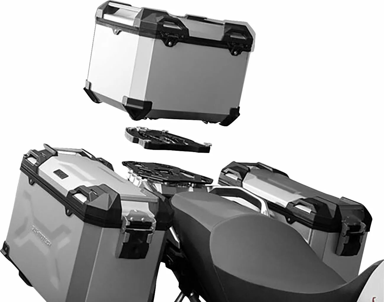 Sw-motech ALK.00.733.15000/S TRAX ADV Top Case Csomagtartó, doboz, táska 1