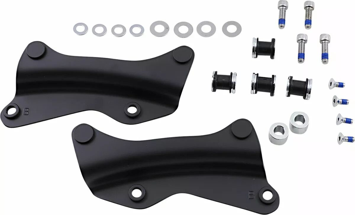Drag specialties C77-0104MB háttámla dokkolókészlet Csomagtartó állvány motorkerékpárra 1