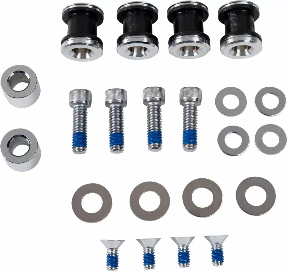 Drag specialties C77-0104MB háttámla dokkolókészlet Csomagtartó állvány motorkerékpárra 2