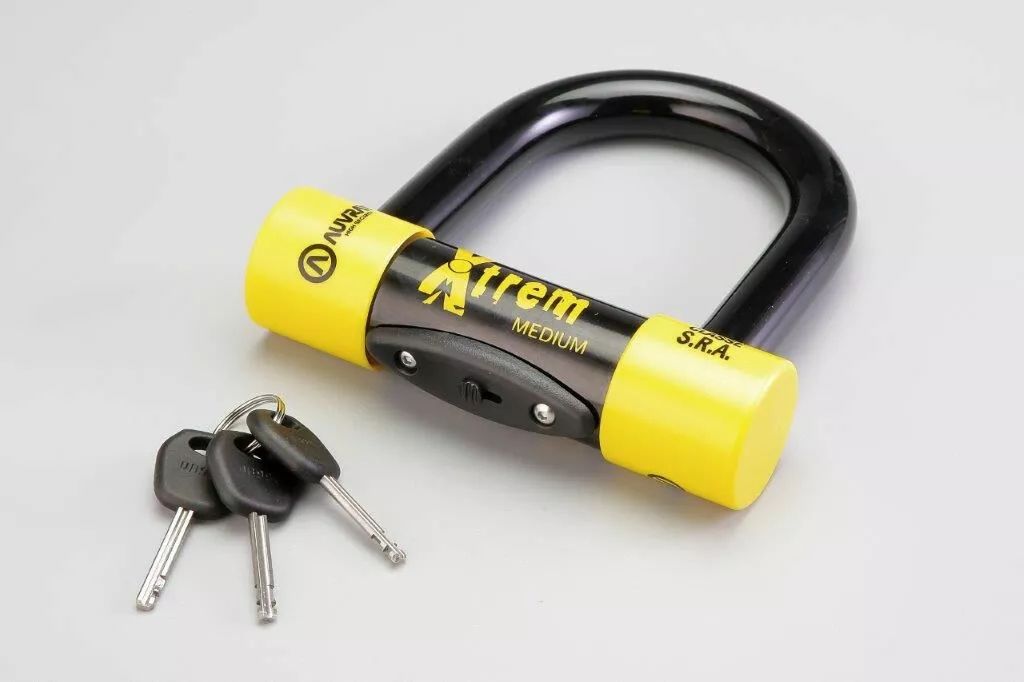 Auvray W1085100stauv u-lock xtrem közepes/maxi Motorkerékpár lezáró lánc, lakat, zár, tárcsafékzár, riasztó 1