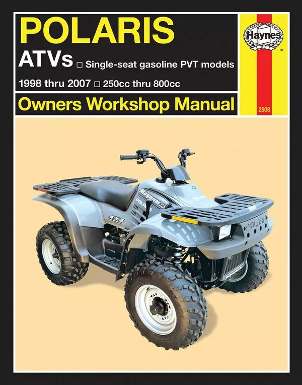 Haynes 2508 ATV szolgáltatás & amp; Javítási kézikönyv Motorkerékpár szerelési kézikönyv 0