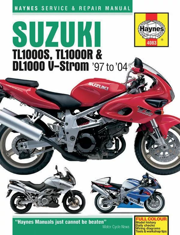 Haynes 4083 motorkerékpár -javítási kézikönyv Motorkerékpár szerelési kézikönyv 0