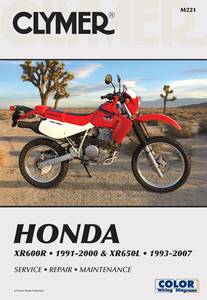 Clymer kézi HON XR600R/XR650L Motorkerékpár szerelési kézikönyv