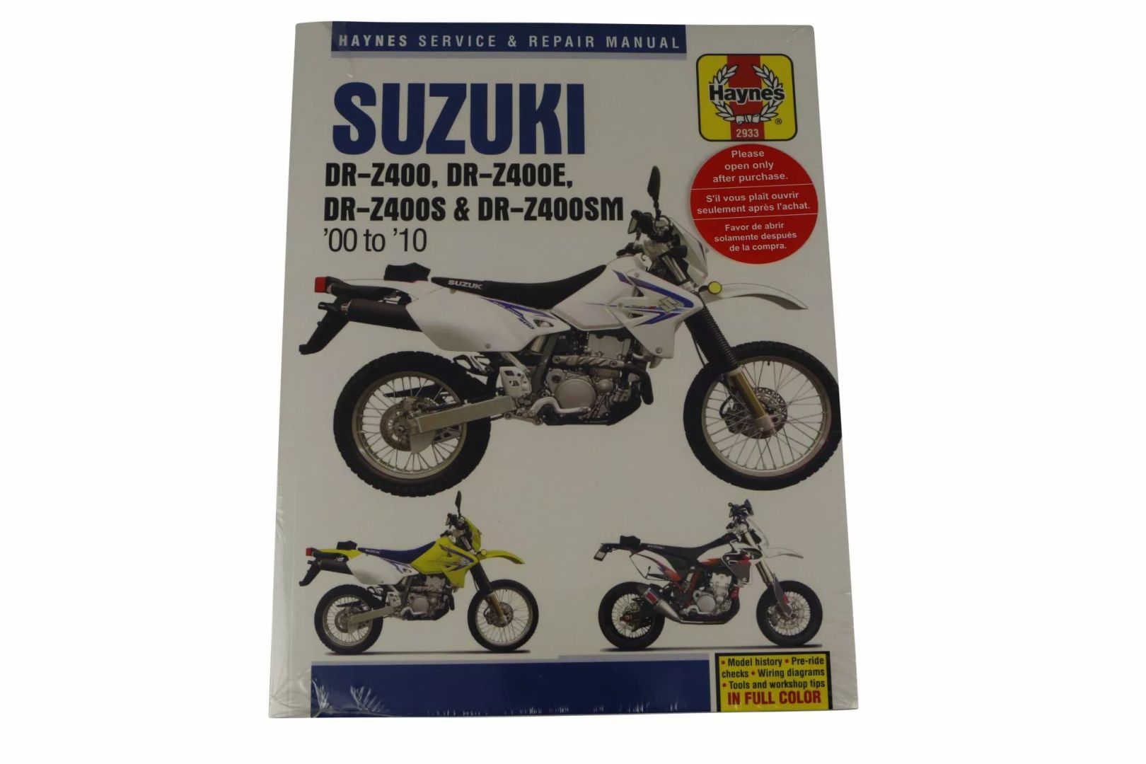 Haynes 2933 szerviz kézikönyv Motorkerékpár szerelési kézikönyv 1