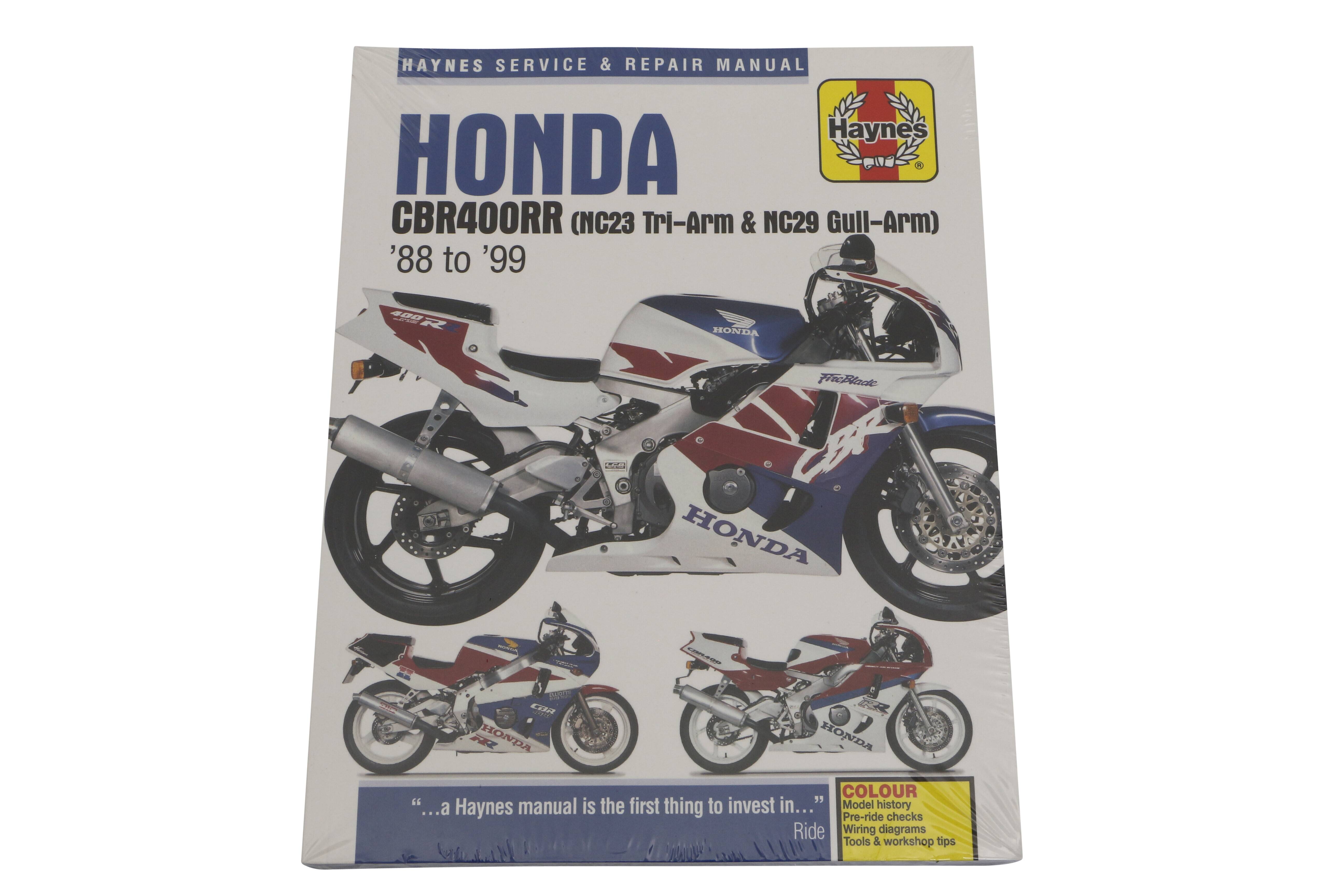 Haynes (SB) HONDA CBR400RR 88-99 Motorkerékpár szerelési kézikönyv 0