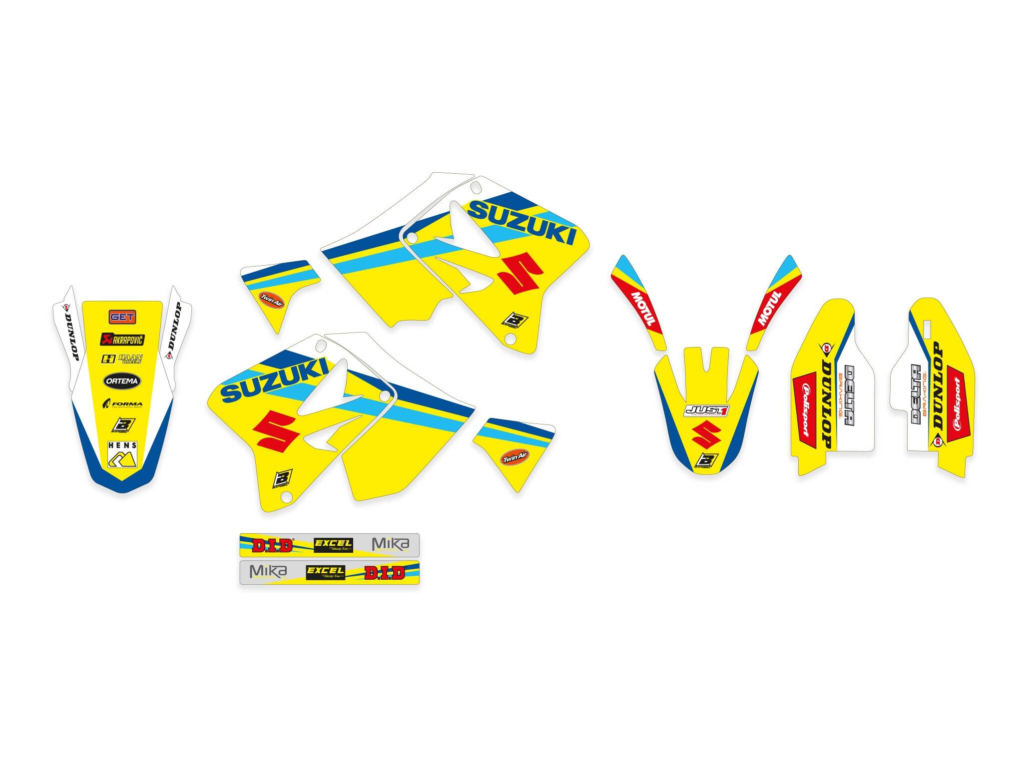 Blackbird racing grafika WITH ülés takaró Suzuki 19 Matrica 0