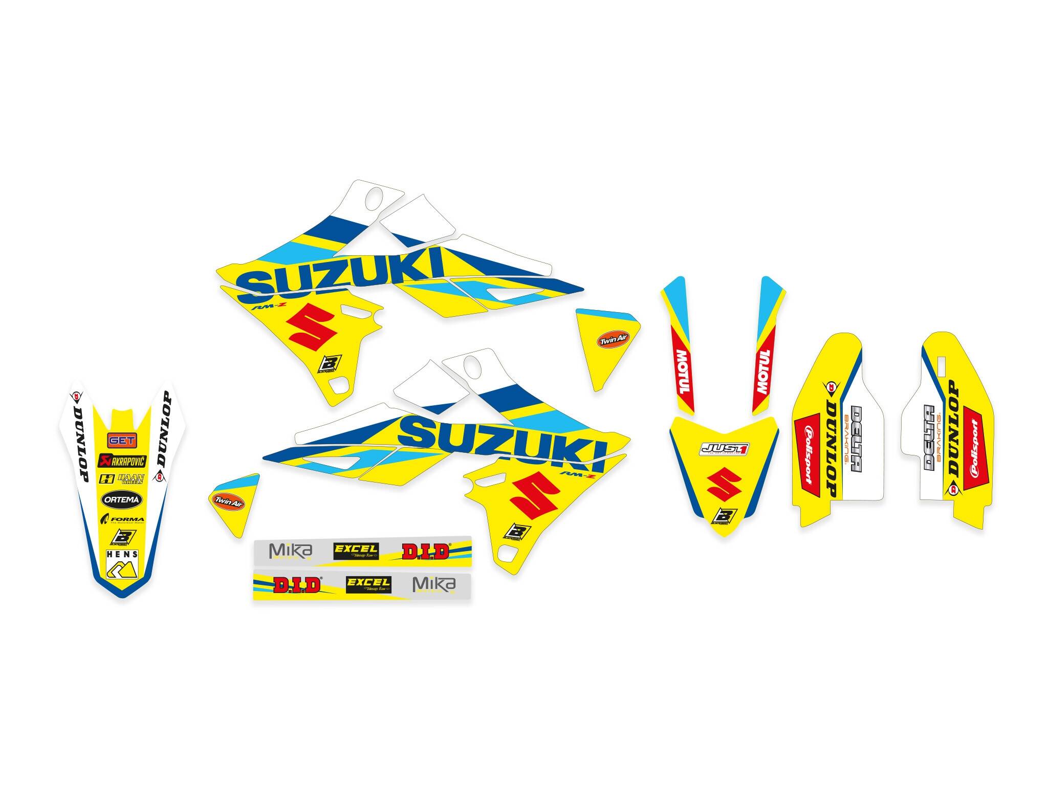 Blackbird racing grafika WITH ülés takaró Suzuki 20 Matrica 0