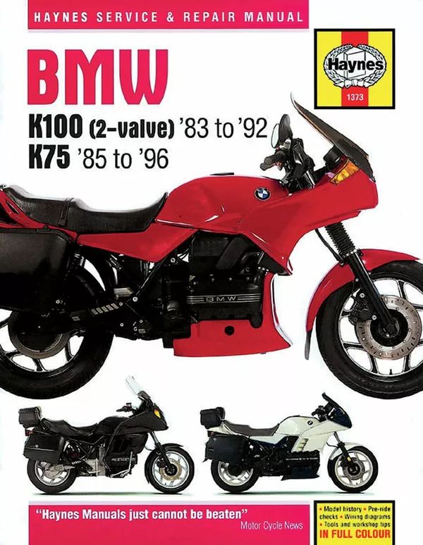 Haynes 1373 motorkerékpár -javítási kézikönyv Motorkerékpár szerelési kézikönyv 0