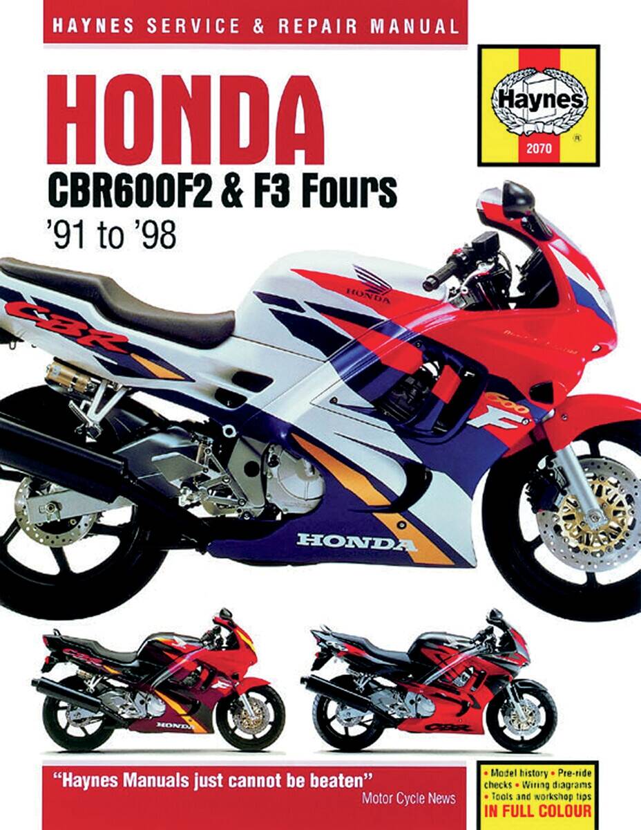 Haynes kézi HON CBR 600F2 Motorkerékpár szerelési kézikönyv 0