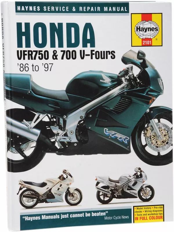 Haynes 2101 motorkerékpár -javítási kézikönyv Motorkerékpár szerelési kézikönyv 0