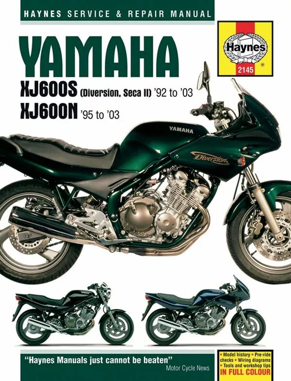 Haynes 2145 motorkerékpár -javítási kézikönyv Motorkerékpár szerelési kézikönyv 0
