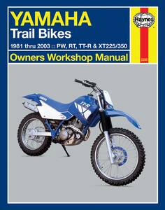 Haynes MANUAL, YAM TRAIL motorkerékpárok Motorkerékpár szerelési kézikönyv