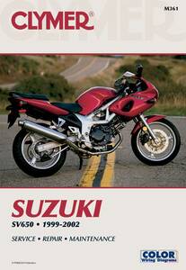Clymer CLYMER Suzuki SV650 Motorkerékpár szerelési kézikönyv