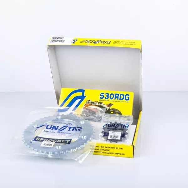 Sunstar sprockets K530RDG017 STANDARD Lánc és amp; Lánckerék készlet Motorkerékpár és quad meghajtó lánc és lánckerék szett 0