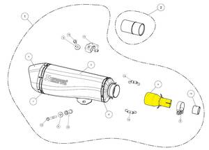 AKRAPOVIC kapcsolat csõ rozsdamentes acél Motor kipufogó alkatrész