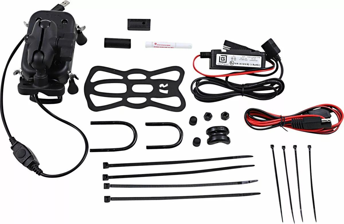 RAM MOUNT RAMB149ZAUN12WV Tough-Charge™ vízálló vezeték nélküli töltőtartó Kameratartó, GPS tartó, telefontartó 0