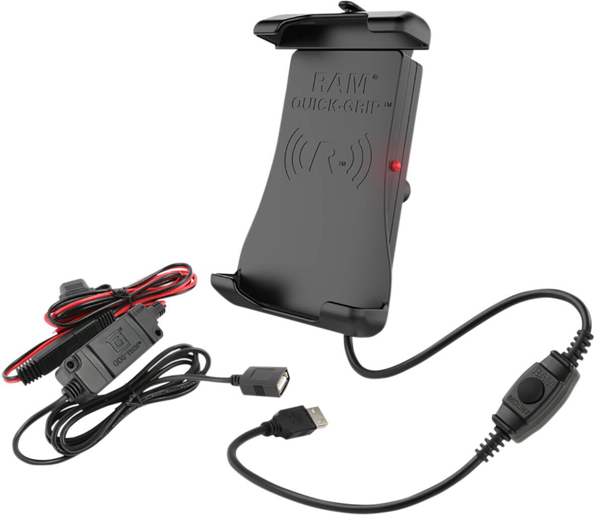RAM MOUNT Quick-Grip vízálló Wireless töltés tartó with töltõ Kameratartó, GPS tartó, telefontartó 0