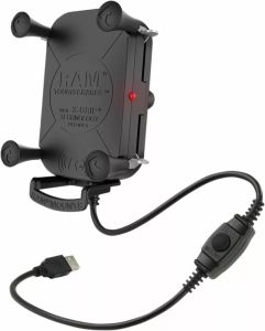RAM MOUNT RAM-HOL-UN12WB Tough-Charge™ vízálló vezeték nélküli töltőtartó Kameratartó, GPS tartó, telefontartó