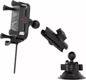 RAM MOUNT RAM-B-166-UN12W Tough-Charge™ vízálló vezeték nélküli töltőtartó Kameratartó, GPS tartó, telefontartó 1