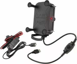 RAM MOUNT RAMHOLUN12WBV7M Tough-Charge™ vízálló vezeték nélküli töltőtartó Kameratartó, GPS tartó, telefontartó
