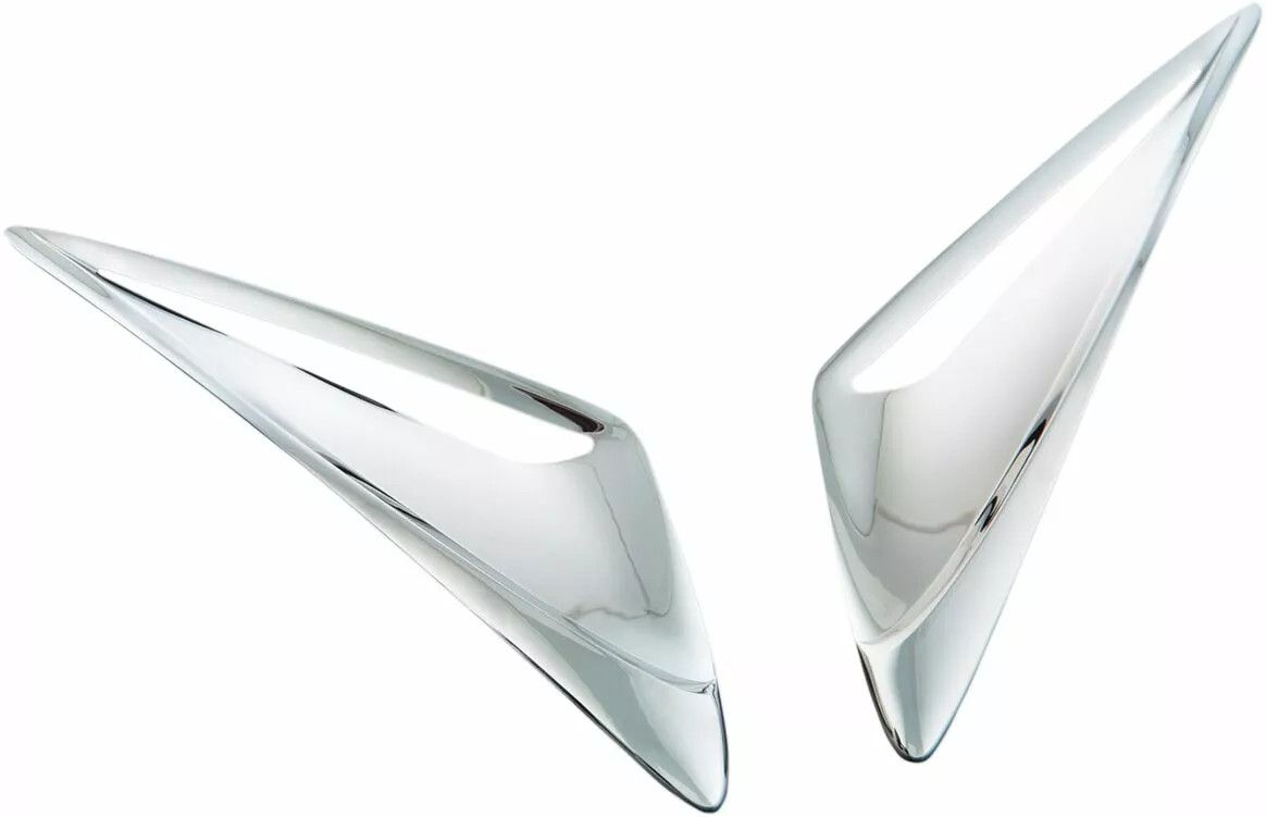 Show chrome 52-796 króm szélvédő díszítés szellőző ékezetek Bukócső, blokkvédő, váz 0