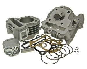 Naraku NK100.52 Hengerkészlet V.2 90cc incl. hengerfej GY6-hoz, Kymco 50 2V Henger és hengeralkatrészek 1