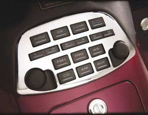 Show chrome 52-696 Chrome Radio Panel Accent Sebességmérő és fordulatszámmérő 1
