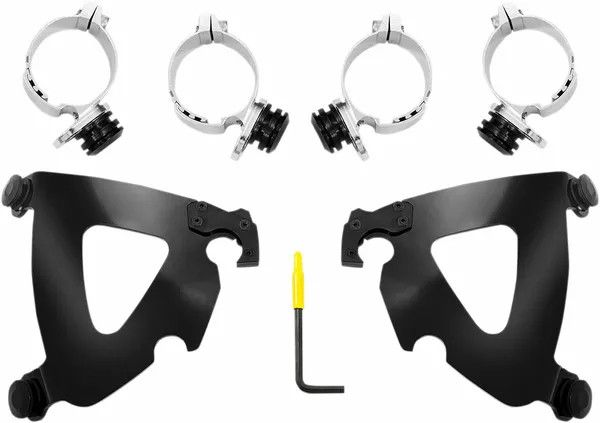 Memphis shades MEB2035 Road Warrior Trigger-Lock Mount készlet Szélvédő, fejidom 0