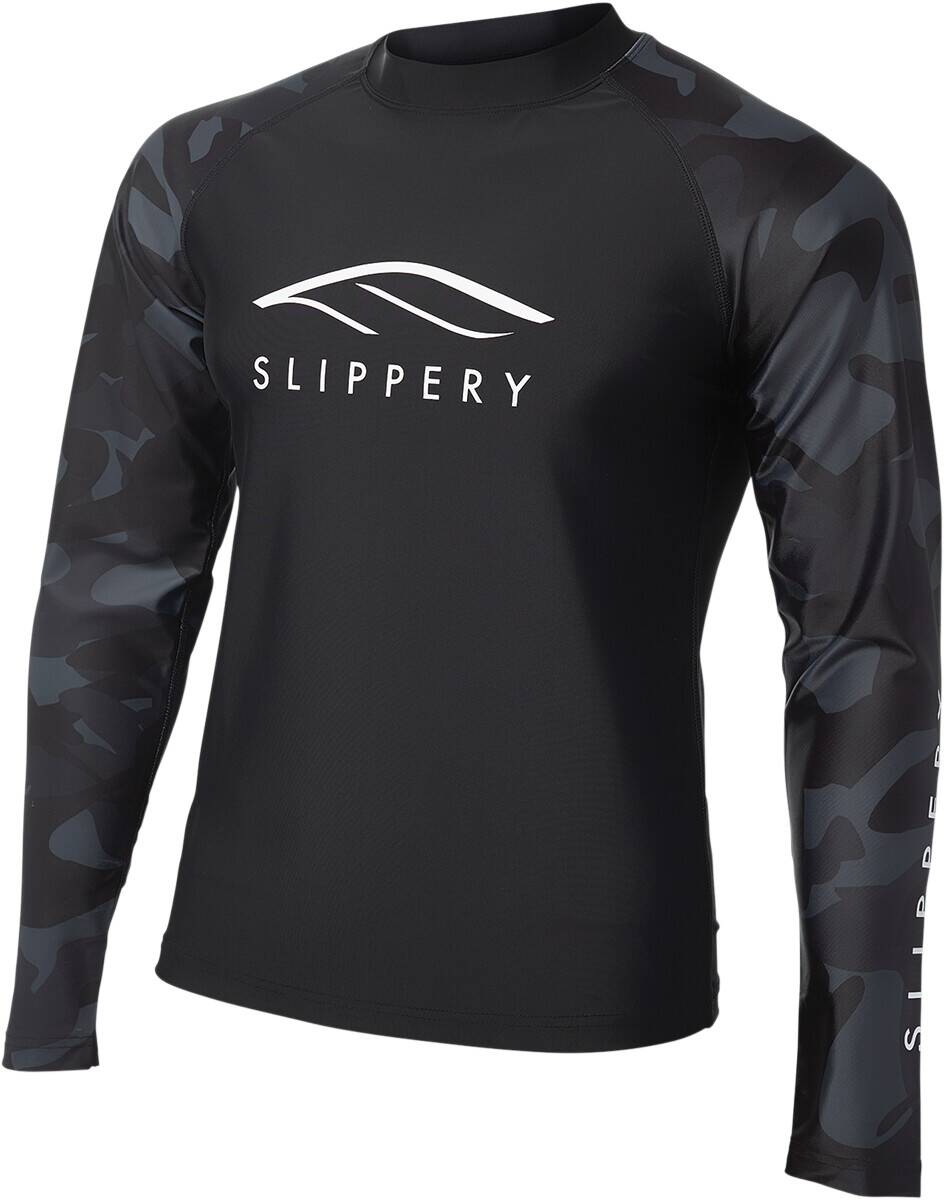 Slippery RASHGUARD LS BK/CAMO MD Vízisport felszerelés 0