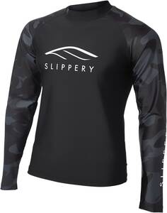 Slippery RASHGUARD LS BK/CAMO MD Vízisport felszerelés