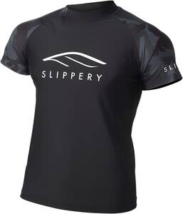 Slippery RASHGUARD SS BK/CAMO XL Vízisport felszerelés