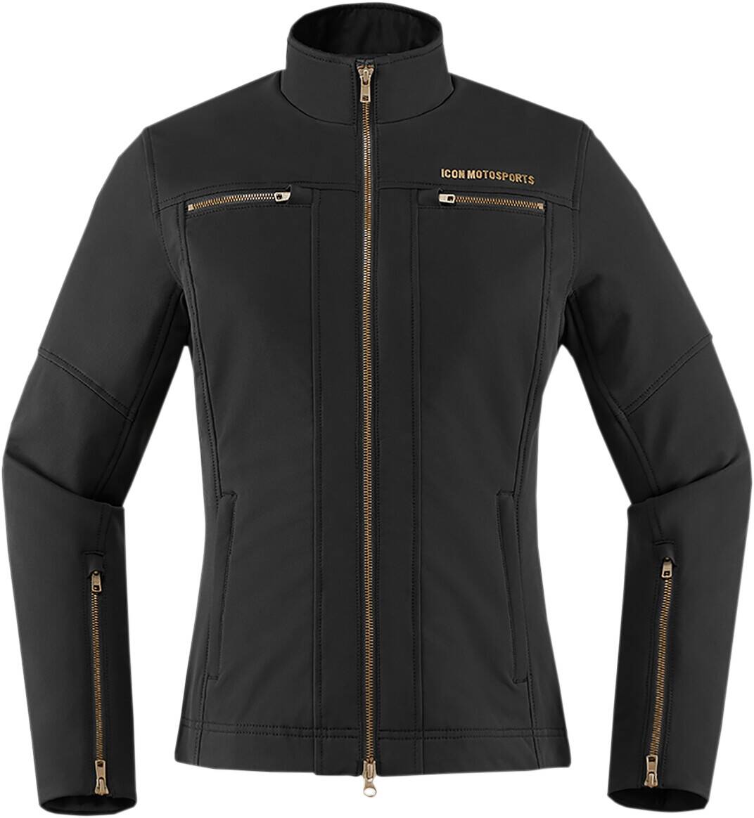 Icon Women's Hella dzseki fekete 2X Motoros kabát 0