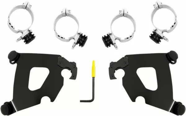 Memphis shades MEB2034 CAFE Fairing Trigger-Lock Hardware készlet Szélvédő, fejidom 0