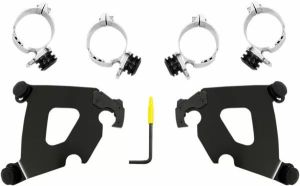 Memphis shades MEB2034 CAFE Fairing Trigger-Lock Hardware készlet Szélvédő, fejidom